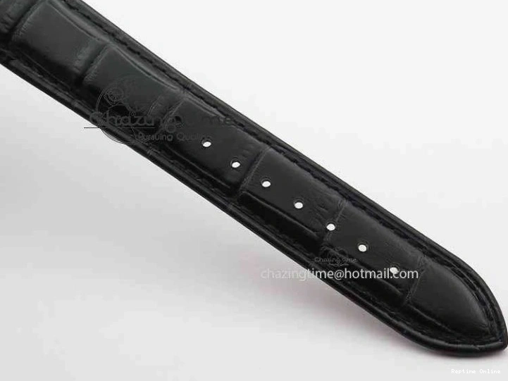 0217 Cellini Date VF Best Edition SS Black Dial Stick Markers On Black Leather Strap A Lightweight 3725